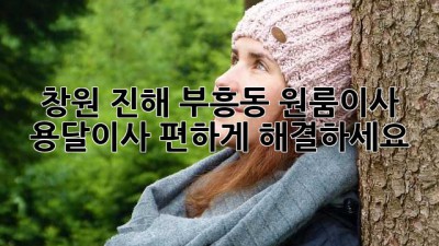 창원 진해 부흥동 원룸이사? 용달이사 편하게 해결하세요!